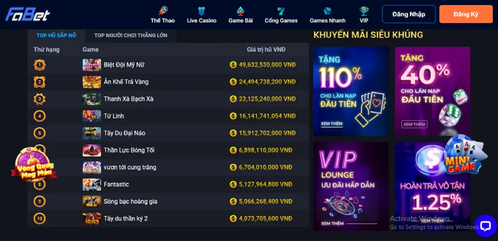 Hoàn Trả Hàng Ngày MH88 Game